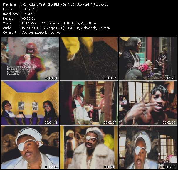 Outkast Feat. Slick Rick video ”Da Art Of Storytellin' (Pt.1)” from dvd ”Urban Video July 2012”