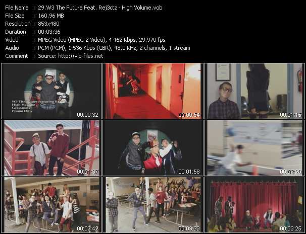 W3 The Future Feat. Rej3ctz video ”High Volume” from dvd ”Urban Video August 2012”