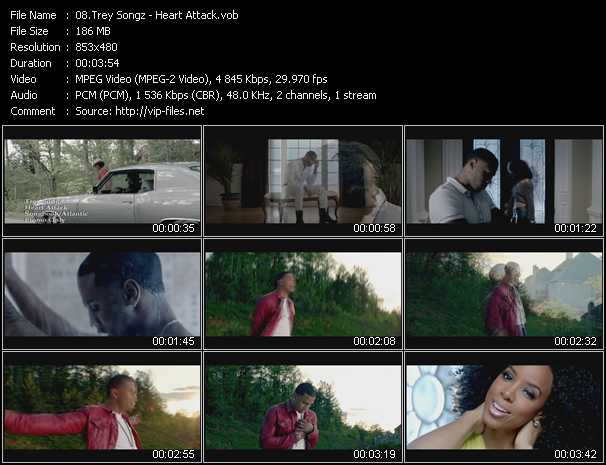 Trey Songz video ”Heart Attack” from dvd ”Urban Video September 2012”