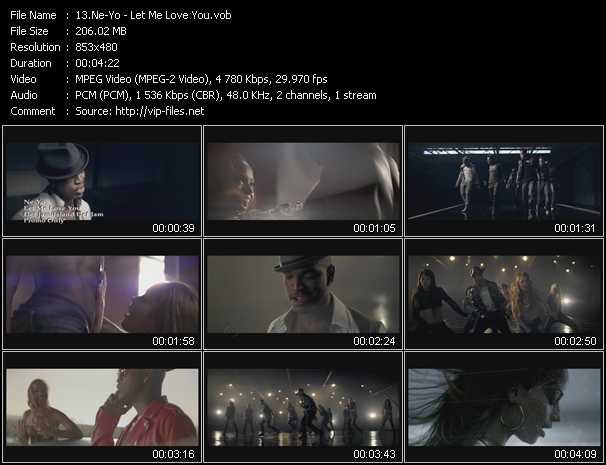 Ne-Yo video ”Let Me Love You” from dvd ”Urban Video September 2012”