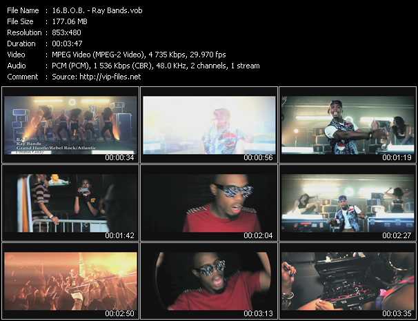 B.O.B. video ”Ray Bands” from dvd ”Urban Video September 2012”