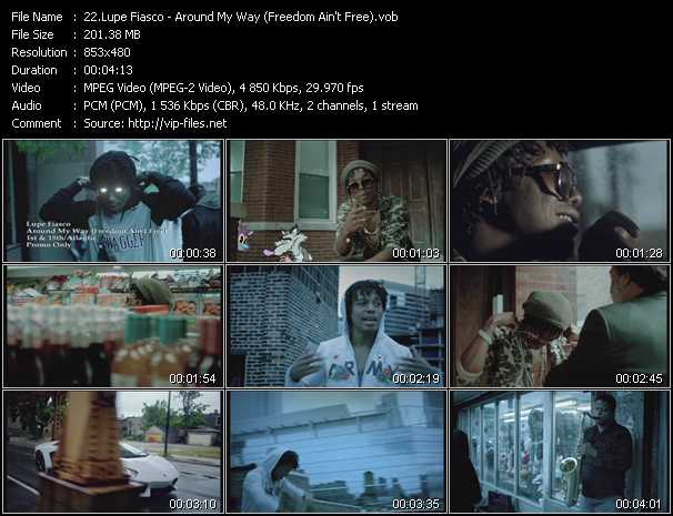 Lupe Fiasco video ”Around My Way (Freedom Ain't Free)” from dvd ”Urban Video September 2012”