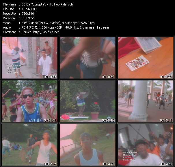 Da Youngsta's video ”Hip Hop Ride” from dvd ”Urban Video September 2012”