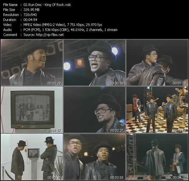 Run DMC video ”King Of Rock” from dvd ”Rock America Dance March 1985”