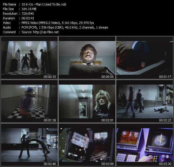 K-Os video ”Man I Used To Be” from dvd ”Screenplay VJ-Pro Dance Vision August 2005”