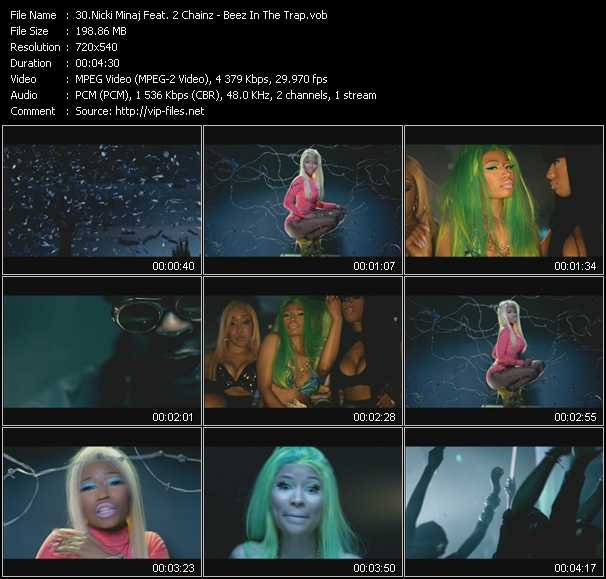 Nicki Minaj Feat. 2 Chainz video ”Beez In The Trap” from dvd ”Screenplay VJ-Pro Hits Vision June 2012”