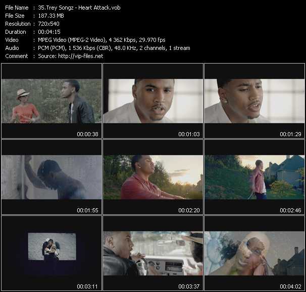 Trey Songz video ”Heart Attack” from dvd ”Screenplay VJ-Pro Hits Vision June 2012”