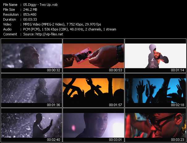 Diggy video ”Two Up” from dvd ”Vip-Express Videos May 2012 Vol.1”