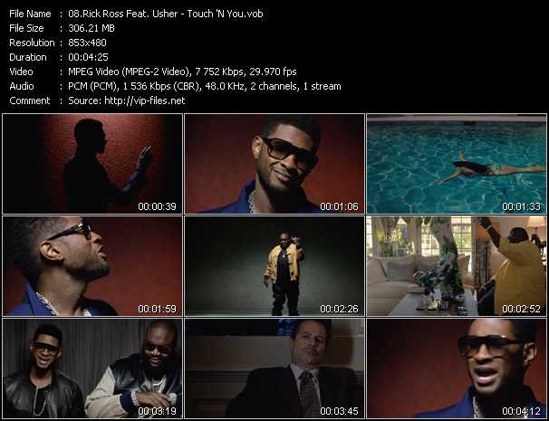 Rick Ross Feat. Usher video ”Touch 'N You” from dvd ”Vip-Express Videos June 2012 Vol.3”