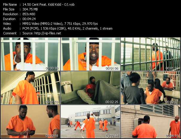 50 Cent Feat. Kidd Kidd video ”OJ” from dvd ”Vip-Express Videos July 2012 Vol.1”