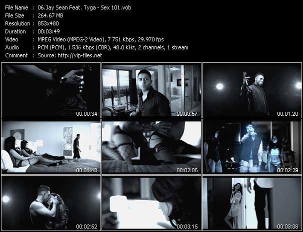 Jay Sean Feat. Tyga video ”Sex 101” from dvd ”Vip-Express Videos August 2012 Vol.2”