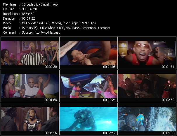 Ludacris video ”Jingalin” from dvd ”Vip-Express Videos August 2012 Vol.3”