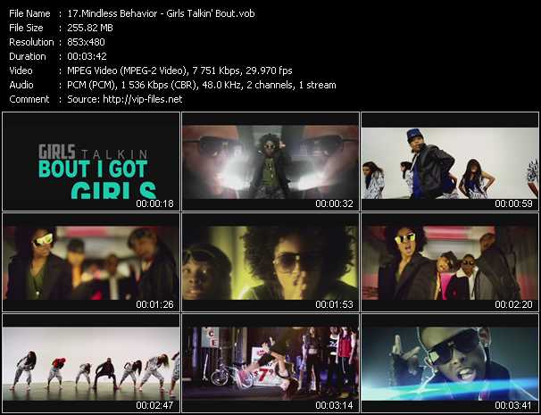 Mindless Behavior video ”Girls Talkin' Bout” from dvd ”Vip-Express Videos October 2011 Vol.1”