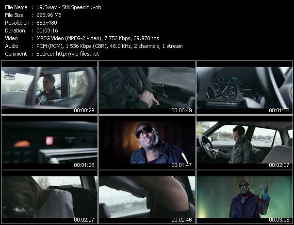 Sway video ”Still Speedin'” from dvd ”Vip-Express Videos October 2011 Vol.1”