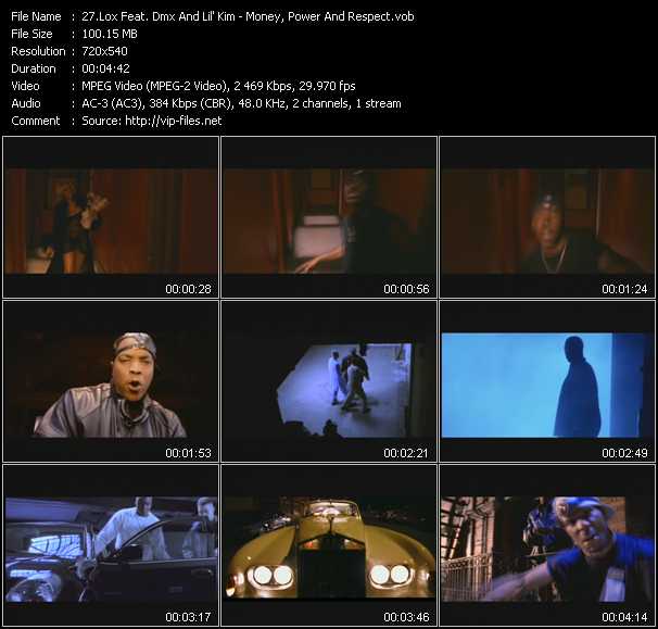 Lox Feat. Dmx And Lil' Kim video ”Money, Power And Respect” from dvd ”ETV Network Vital Dance 9008 May 1998”