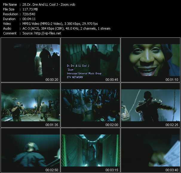 Dr. Dre And LL Cool J video ”Zoom” from dvd ”ETV Network Vital Dance 9008 May 1998”