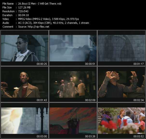 Boyz II Men video ”I Will Get There” from dvd ”ETV Network Vital Hitz 2017 February 1999”