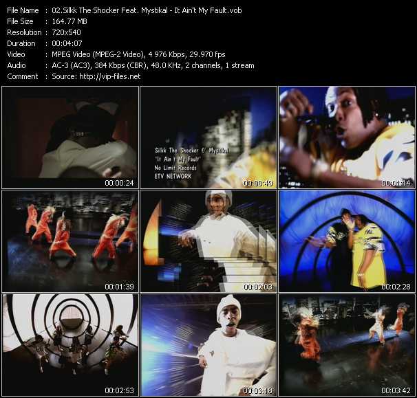 Silkk The Shocker Feat. Mystikal video ”It Ain't My Fault” from dvd ”ETV Network Vital Hitz 2018 March 1999”