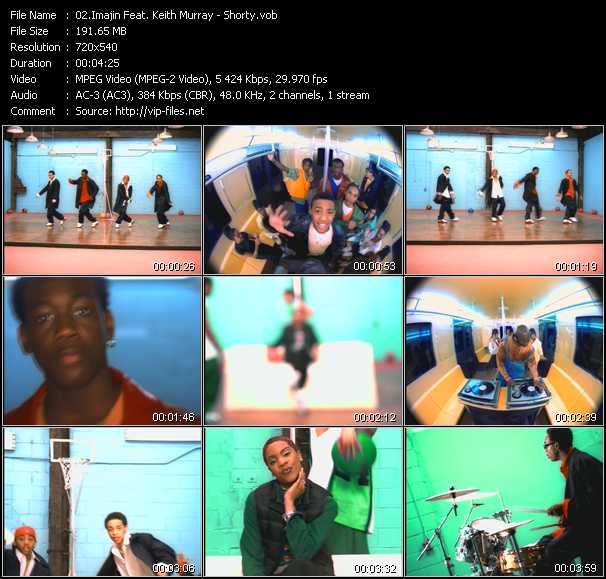 Imajin Feat. Keith Murray video ”Shorty” from dvd ”ETV Network Vital Hitz 2011 August 1998”