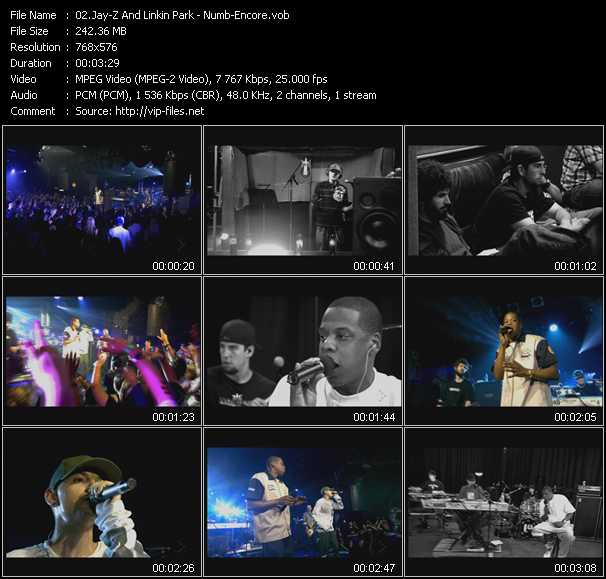 Linkin Park And Jay-Z video ”Numb - Encore” from dvd ”MixMash Espanol April 2005”