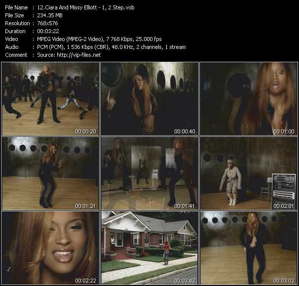 Ciara Feat. Missy Elliott video ”1, 2 Step” from dvd ”MixMash Espanol May 2005”