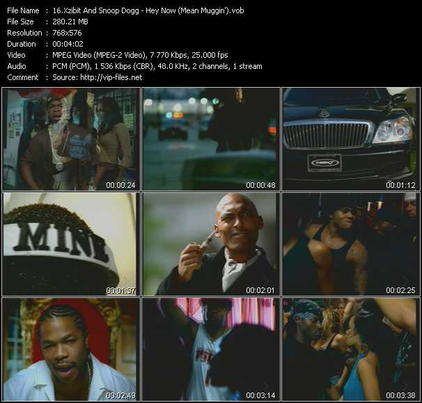 Xzibit Feat. Keri Hilson video ”Hey Now (Mean Muggin)” from dvd ”MixMash Espanol May 2005”