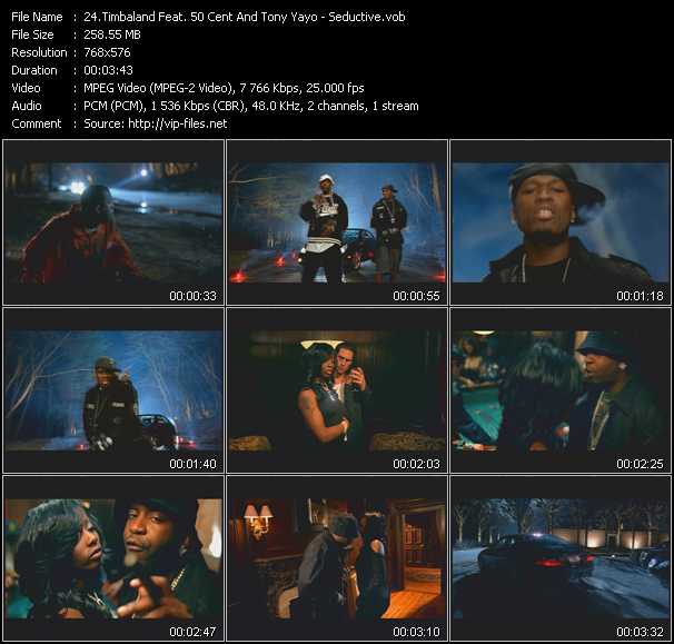 Timbaland Feat. 50 Cent And Tony Yayo video ”Seductive” from dvd ”MixMash Espanol September 2005”