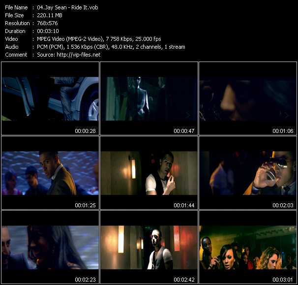 Jay Sean video ”Ride It” from dvd ”MixMash Urban February 2008”