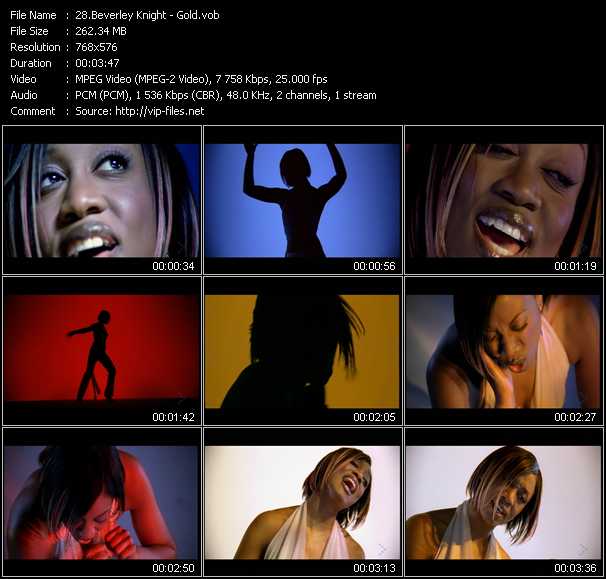 Beverley Knight video ”Gold” from dvd ”MixMash Urban February 2008”