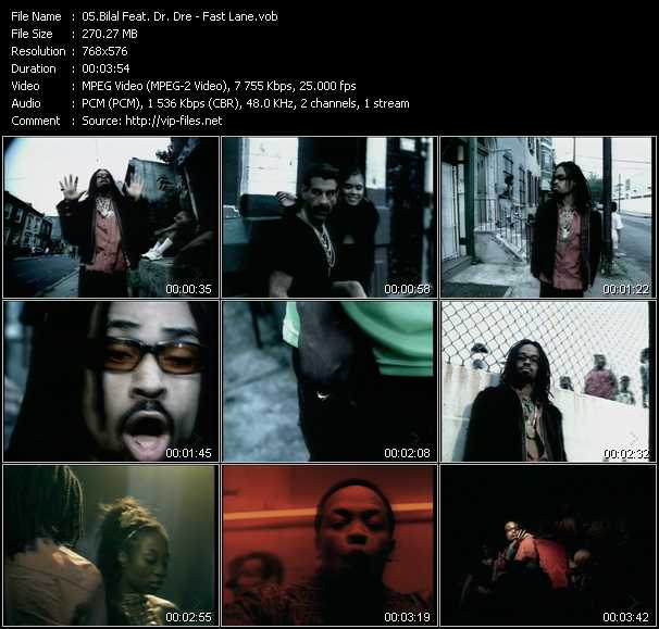 Bilal Feat. Dr. Dre video ”Fast Lane” from dvd ”MixMash Urban March 2008”