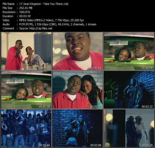 Sean Kingston video ”Take You There” from dvd ”MixMash Urban March 2008”