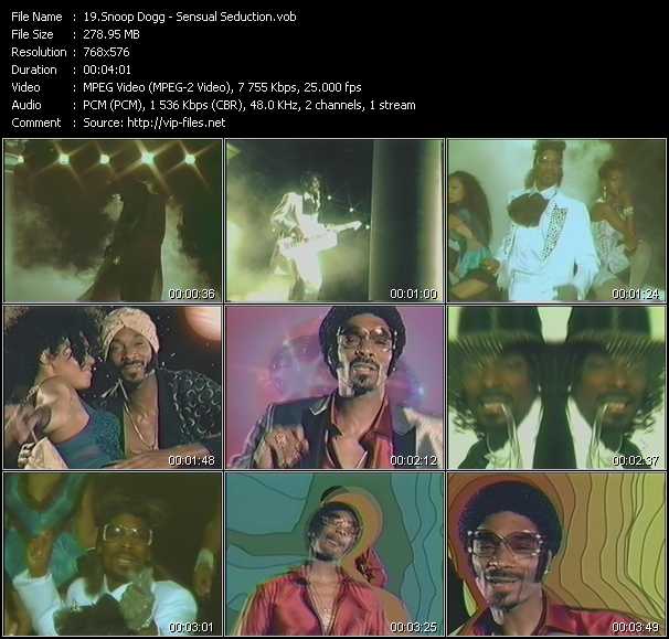 Snoop Dogg video ”Sensual Seduction” from dvd ”MixMash Urban March 2008”