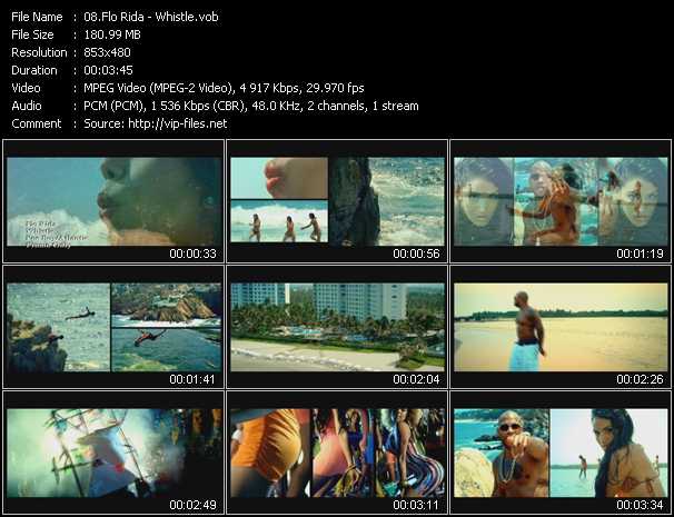 Flo Rida video ”Whistle” from dvd ”Hot Video July 2012”