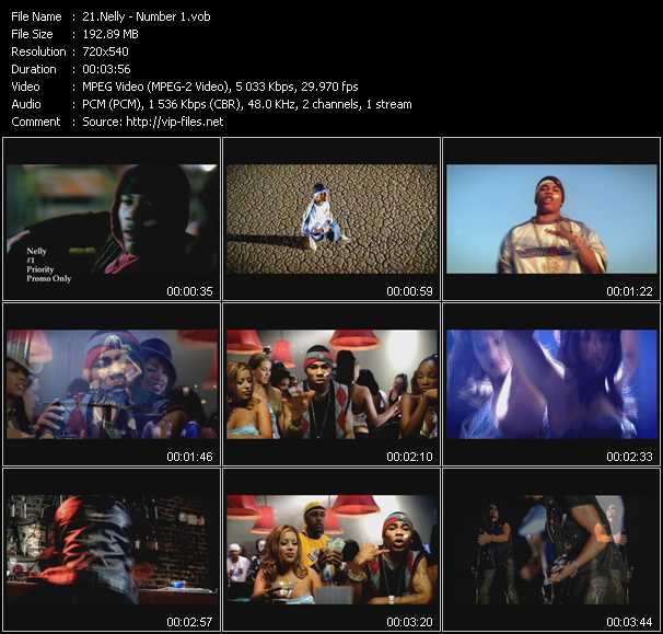 Nelly video ”Number 1” from dvd ”Hot Video Classics Best Of 2001 Vol.3”