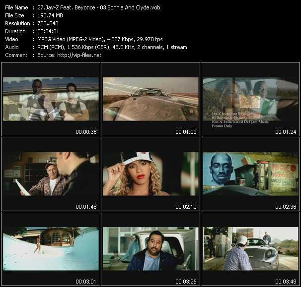 Jay-Z Feat. Beyonce video ”03 Bonnie And Clyde” from dvd ”Hot Video Classics Best Of 2002 Vol.1”