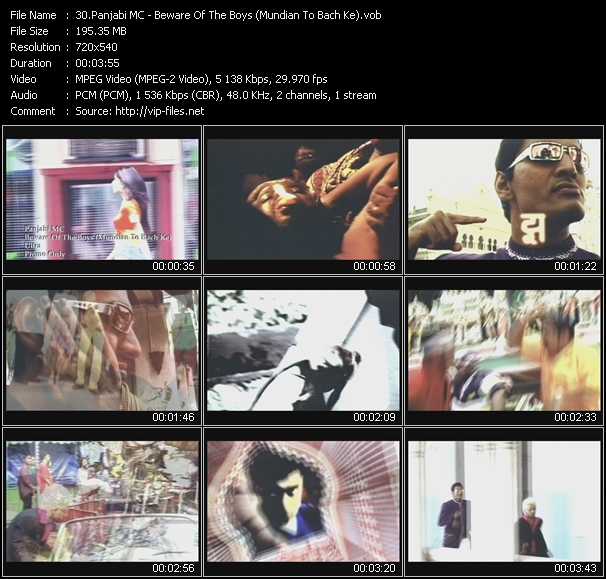 Panjabi MC Feat. Jay-Z video ”Mundian To Bach Ke (Beware Of The Boys) (Jay-Z Remix Radio Edit)” from dvd ”Hot Video Classics Best Of 2003 Vol.2”