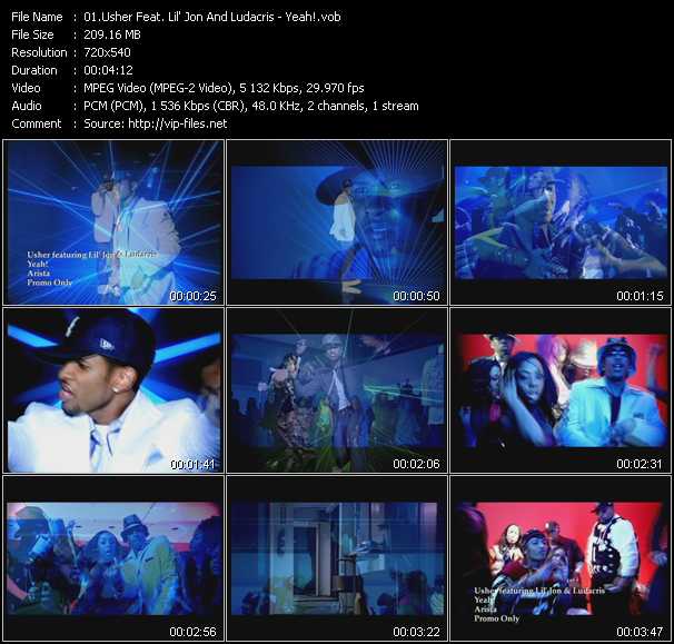 Usher Feat. Lil' Jon And Ludacris video ”Yeah!” from dvd ”Hot Video Classics Best Of 2004 Vol.1”