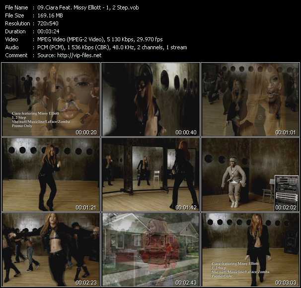 Ciara Feat. Missy Elliott video ”1, 2 Step” from dvd ”Hot Video Classics Best Of 2005 Vol.3”