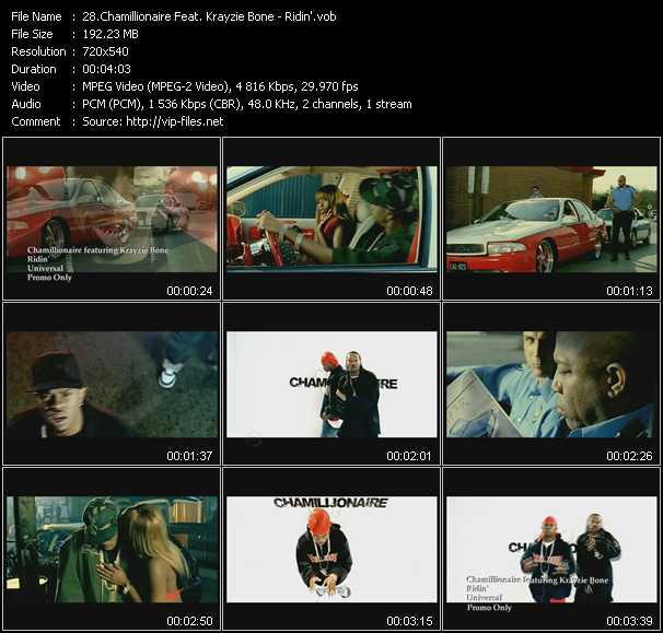 Chamillionaire Feat. Krayzie Bone video ”Ridin'” from dvd ”Hot Video Classics Best Of 2006 Vol.1”