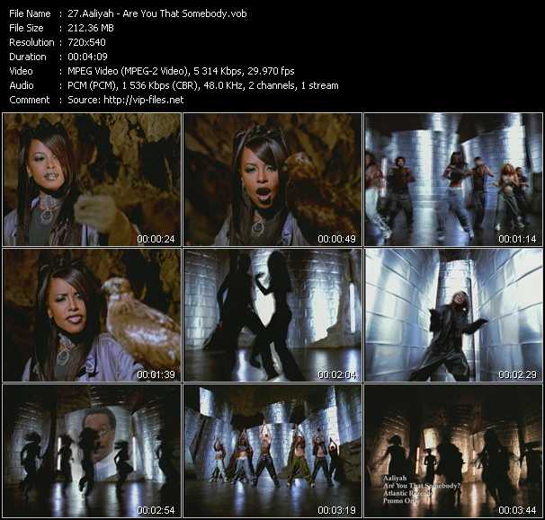 Aaliyah video ”Are You That Somebody?” from dvd ”Hot Video Classics Best Of 1998 Vol.1”