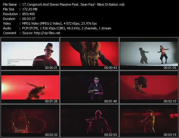 Congorock And Stereo Massive Feat. Sean Paul video ”Bless Di Nation” from dvd ”Club Video January 2013”