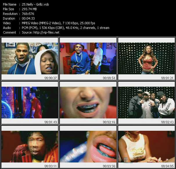 Nelly Feat. Paul Wall, Ali And Gipp video ”Grillz” from dvd ”UK Chart Video April 2006”