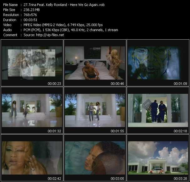 Trina Feat. Kelly Rowland video ”Here We Go Again” from dvd ”UK Chart Video April 2006”