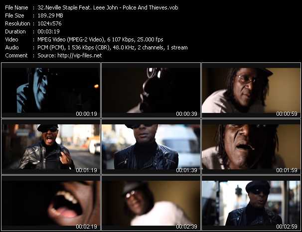 Neville Staple Feat. Leee John video ”Police And Thieves” from dvd ”UK Chart Video October 2012”