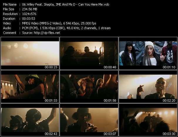 Wiley Feat. Skepta, JME And Ms. D video ”Can You Here Me” from dvd ”UK Chart Video November 2012”