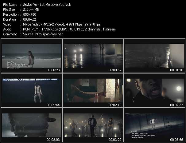 Ne-Yo video ”Let Me Love You” from dvd ”Hot Video September 2012”