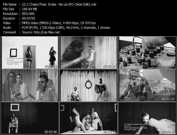 2 Chainz Feat. Drake video ”No Lie (PO Clean Edit)” from dvd ”Hot Video October 2012”