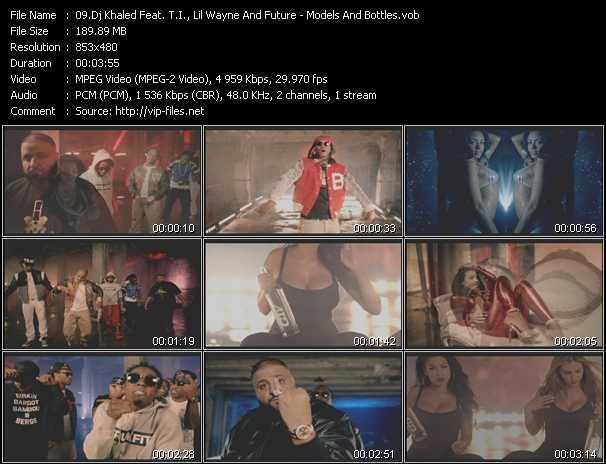 Dj Khaled Feat. T.I., Lil' Wayne And Future video ”Models And Bottles” from dvd ”Urban Video February 2013”