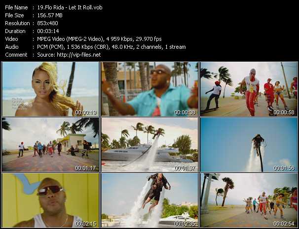 Flo Rida video ”Let It Roll” from dvd ”Urban Video February 2013”