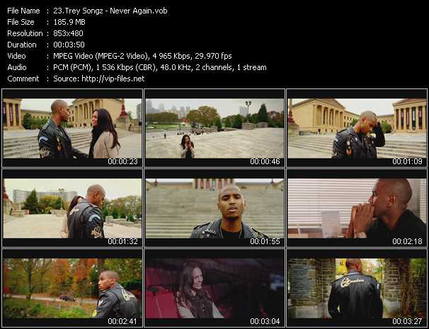 Trey Songz video ”Never Again” from dvd ”Urban Video February 2013”